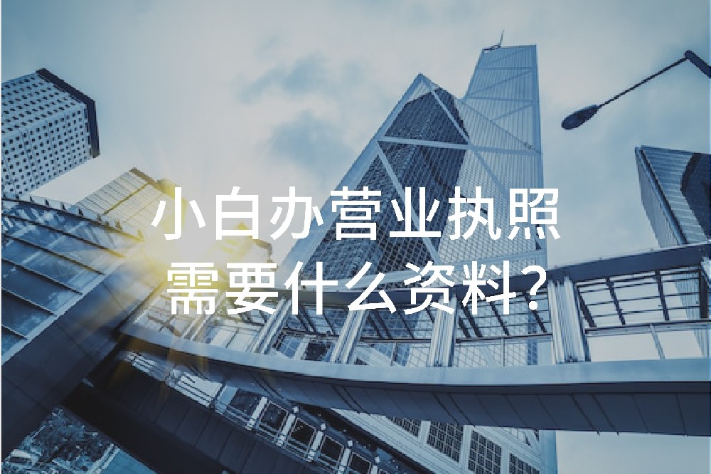 小白办营业执照需要什么资料？