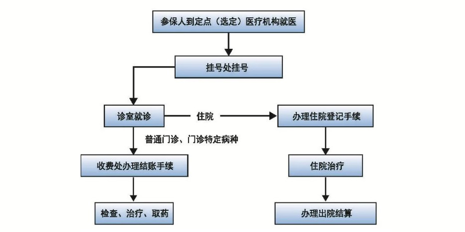 陕西省医保就医流程图